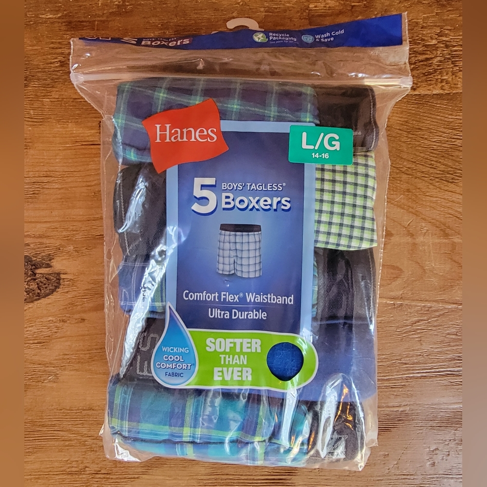 5-Pack Boys Hanes Boxers